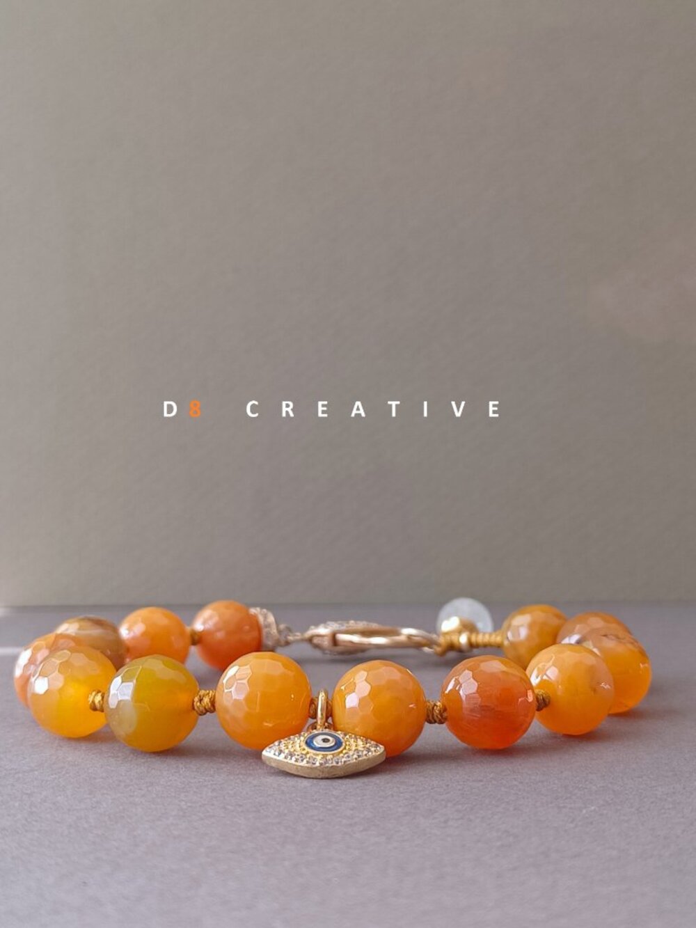 Handwoven sterling silver and pendant with agate bracelet 2 color for options